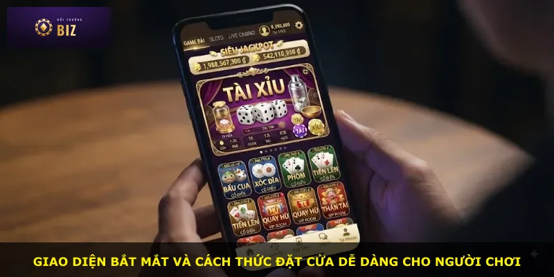 Giao diện bắt mắt và cách thức đặt cửa dễ dàng cho người chơi