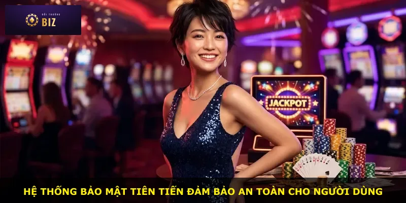 Hệ thống bảo mật tiên tiến đảm bảo an toàn cho người dùng