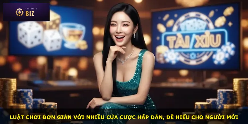Luật chơi đơn giản với nhiều cửa cược hấp dẫn, dễ hiểu cho người mới
