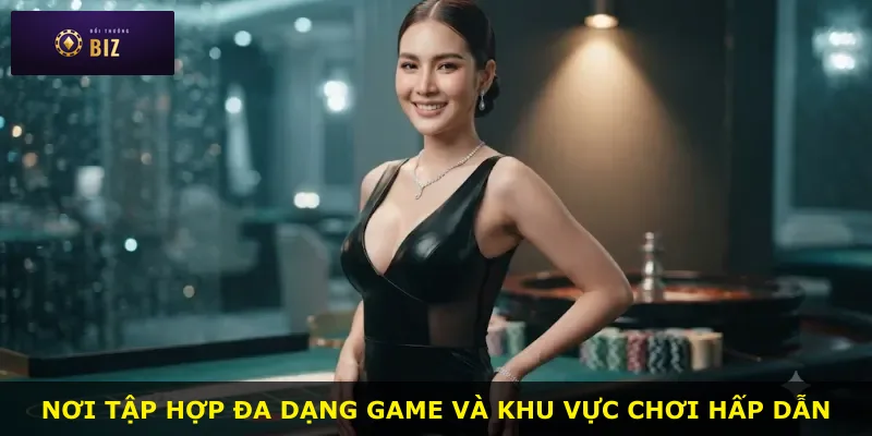 Nơi tập hợp đa dạng game và khu vực chơi hấp dẫn