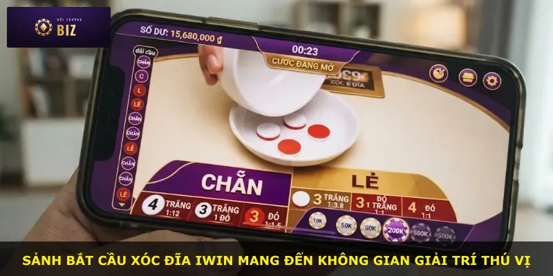 Sảnh Bắt cầu xóc đĩa iWin mang đến không gian giải trí thú vị